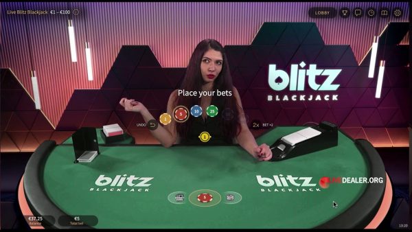 Live Blitz Blackjack